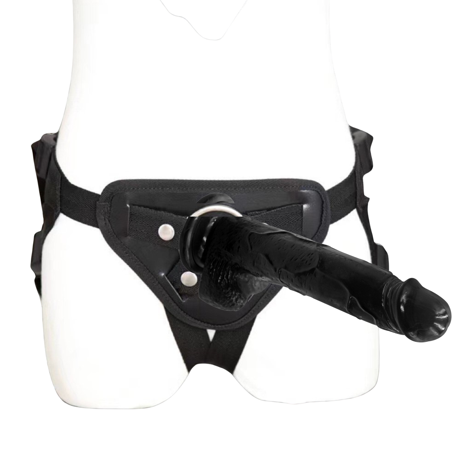 Strap On Dildo Sex Toy For Couples With Harness Glass Suction Cup Women Lesbian