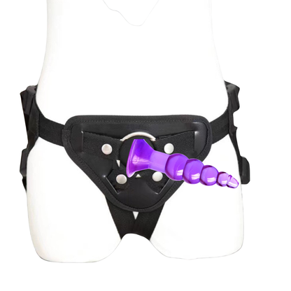 Strap On Dildo Sex Toy For Couples With Harness Glass Suction Cup Women Lesbian