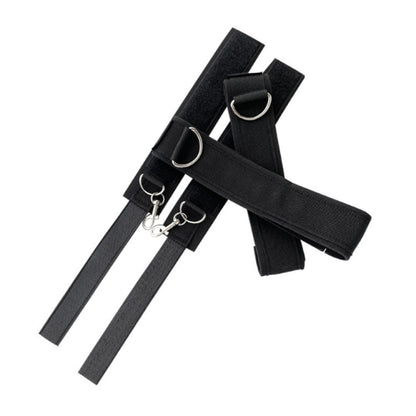 Erotic Sex Game Nylon BDSM Bondage Harness With Handcuffs Wrist to Thigh Restraints