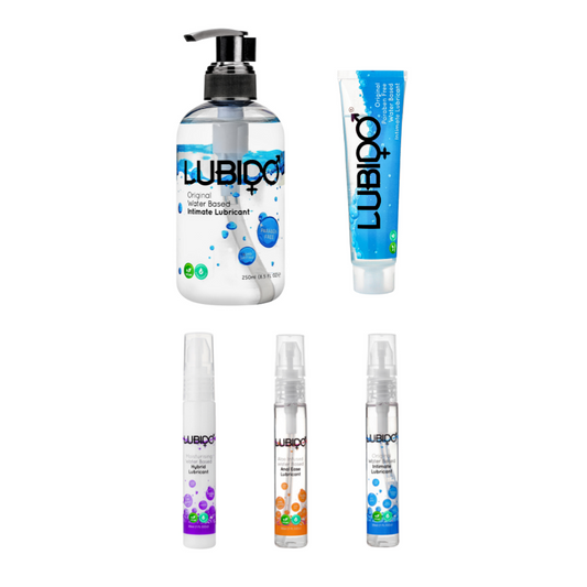 Lubido Water Based Anal Hybrid Vaginal Paraben free Lubricant Gel Selections