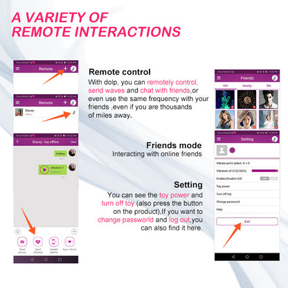 MELO G-Spot Vibrator App Controlled Dual Motor Vibrator+250ml Lube