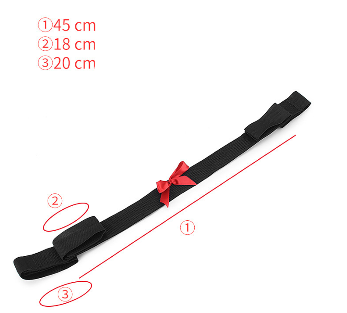 Nylon-Covered Leg Spreader Bar with Cuffs