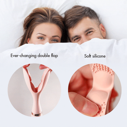 Y Type 10 speed Clitorial G-spot Tongue Licking Vibrator Rechargable Massager