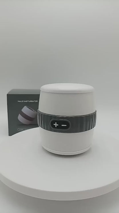 12 Vibration Patterns Double and Open-ended Male Masturbator Magic Cup