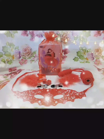 Valentines Sex Toy Flaming Rose Flower Bundle 5pcs Set